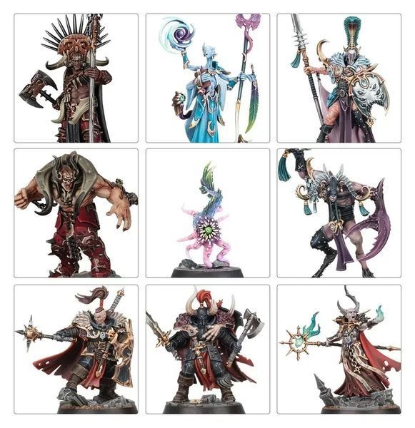 Набор миниатюр WARHAMMER UNDERWORLDS: DESPOILERS AND DAEMONS 33 фото
