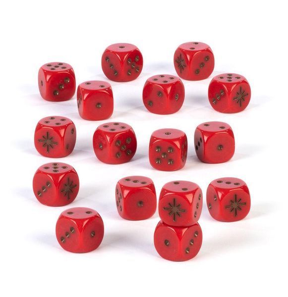 Набір кубиків Warhammer Age of Sigmar: Grand Alliance Chaos Dice &ndash; тематичні гральні ккубики для армій Хаосу 99220299106 фото