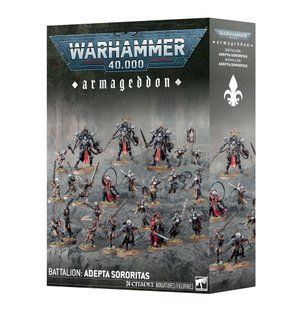 Набір мініатюр Warhammer Armageddon Battalion Adepta Sororitas ігровий набір для варгеймів та настільних ігор 99120108120 фото
