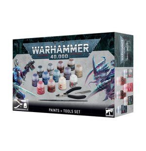 WARHAMMER 40000: PAINTS + TOOLS SET 52170199001 фото