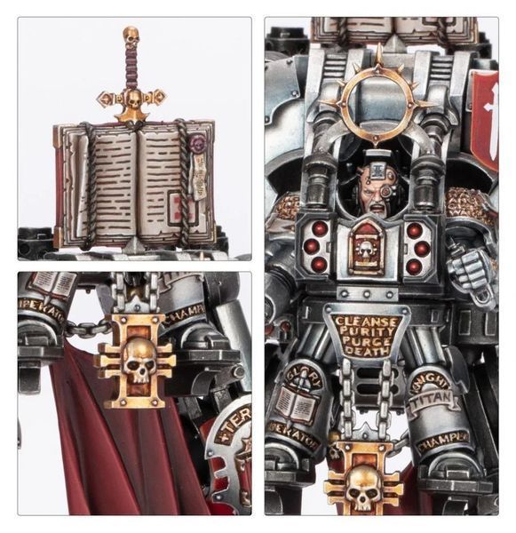WARHAMMER 40000: GREY KNIGHTS - GRAND MASTER IN NEMESIS DREADKNIGHT 99120107023 фото